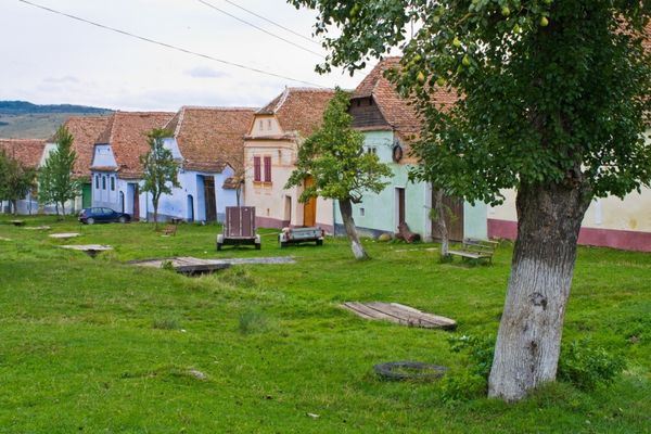 The colourful architecture of Saxon villages